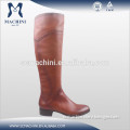 Factory wholesale knee high genuine leather women boots